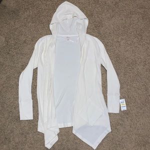 Style & Co. LS Cardigan with Hood